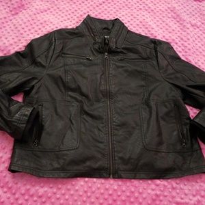 Lane Bryant faux Leather jacket